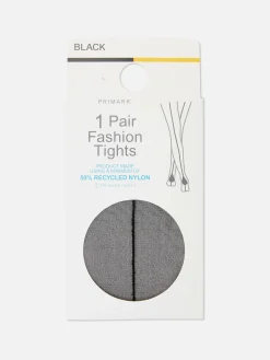 Strumpfhosen|Primark Modische Strumpfhose Mit Fersennaht Schwarz