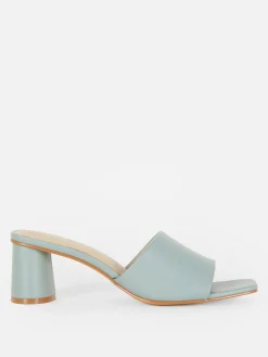 Heels|Primark Mules Mit Blockabsatz Grün