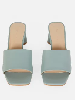 Heels|Primark Mules Mit Blockabsatz Grün