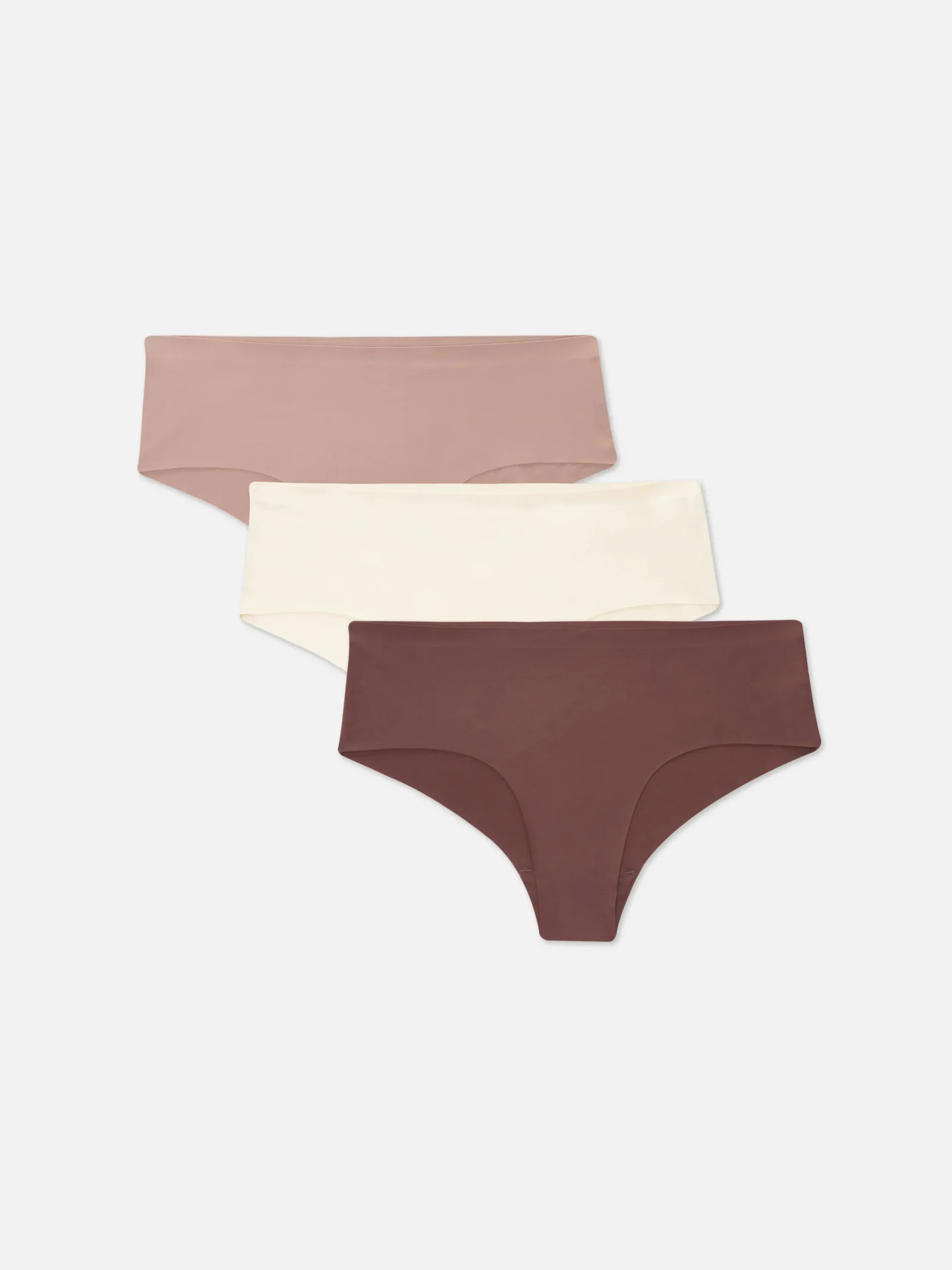 Slips|Primark Nahtlose Hipster-Slips, 3er-Pack Naturfarben