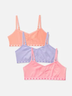Unterwäsche|Primark Nahtlose, Kurze Tops Mit Herzmuster, 3er-Pack Multi