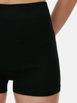 Shorts|Primark Nahtlose „Rita Ora“ Micro-Shorts Schwarz