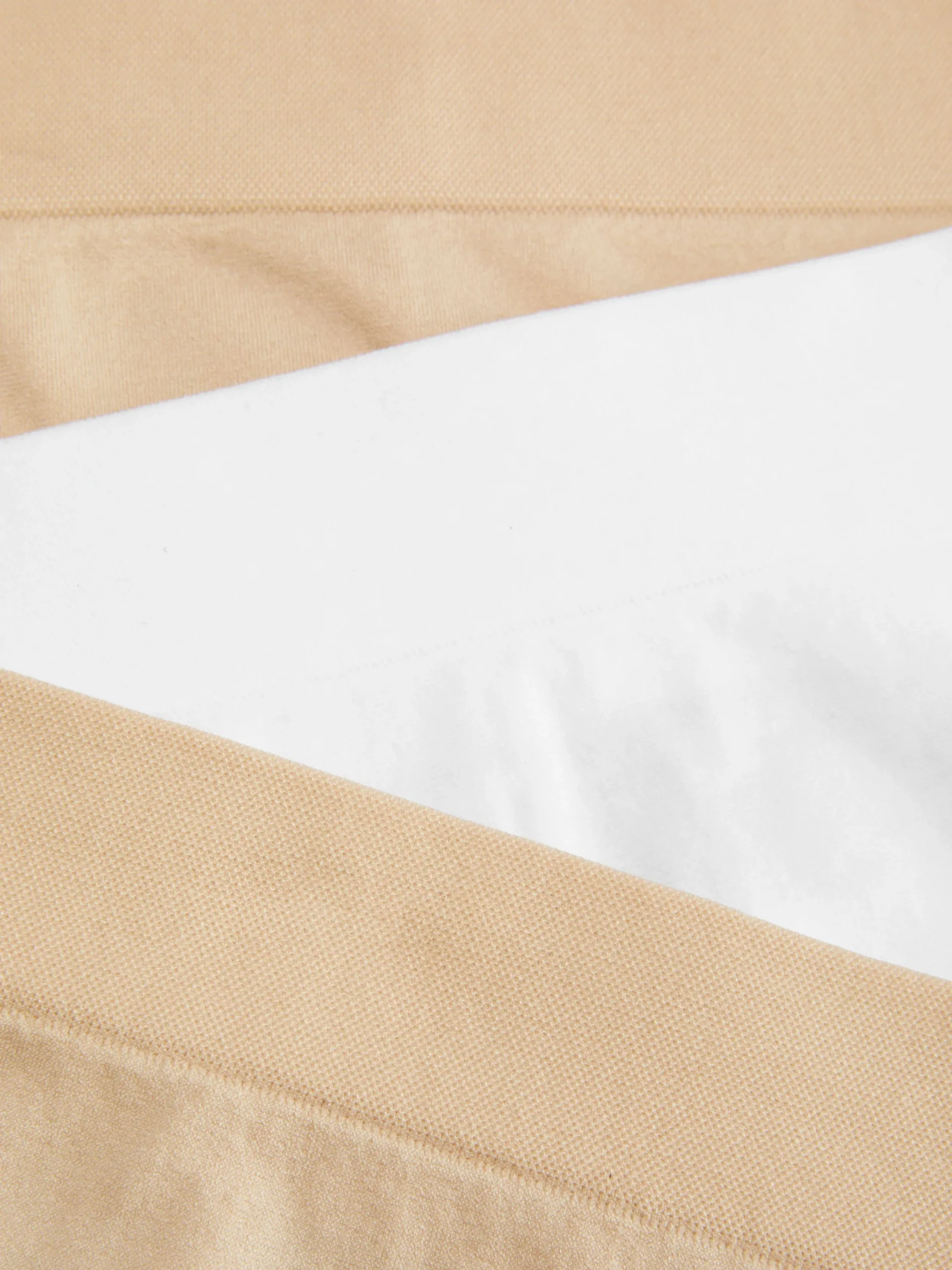 Slips|Primark Nahtlose Slips Mit Hohem Bund, 3er-Pack Taupefarben