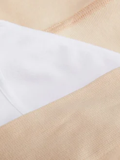 Slips|Primark Nahtlose, Taillenhohe Stretch-Slips, 2er-Pack Weiß