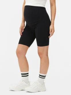 Shorts|Primark Nahtlose Umstands-Radlerhose Schwarz