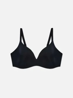 Bhs|Primark Nahtloser BH Ohne Bügel, Körbchengröße DD–G Schwarz