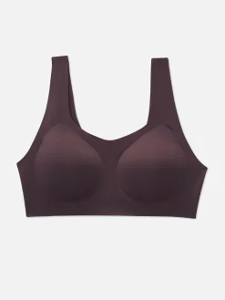 Bhs|Primark Nahtloser, Eingefasster Stretch-BH Ohne Bügel Feige
