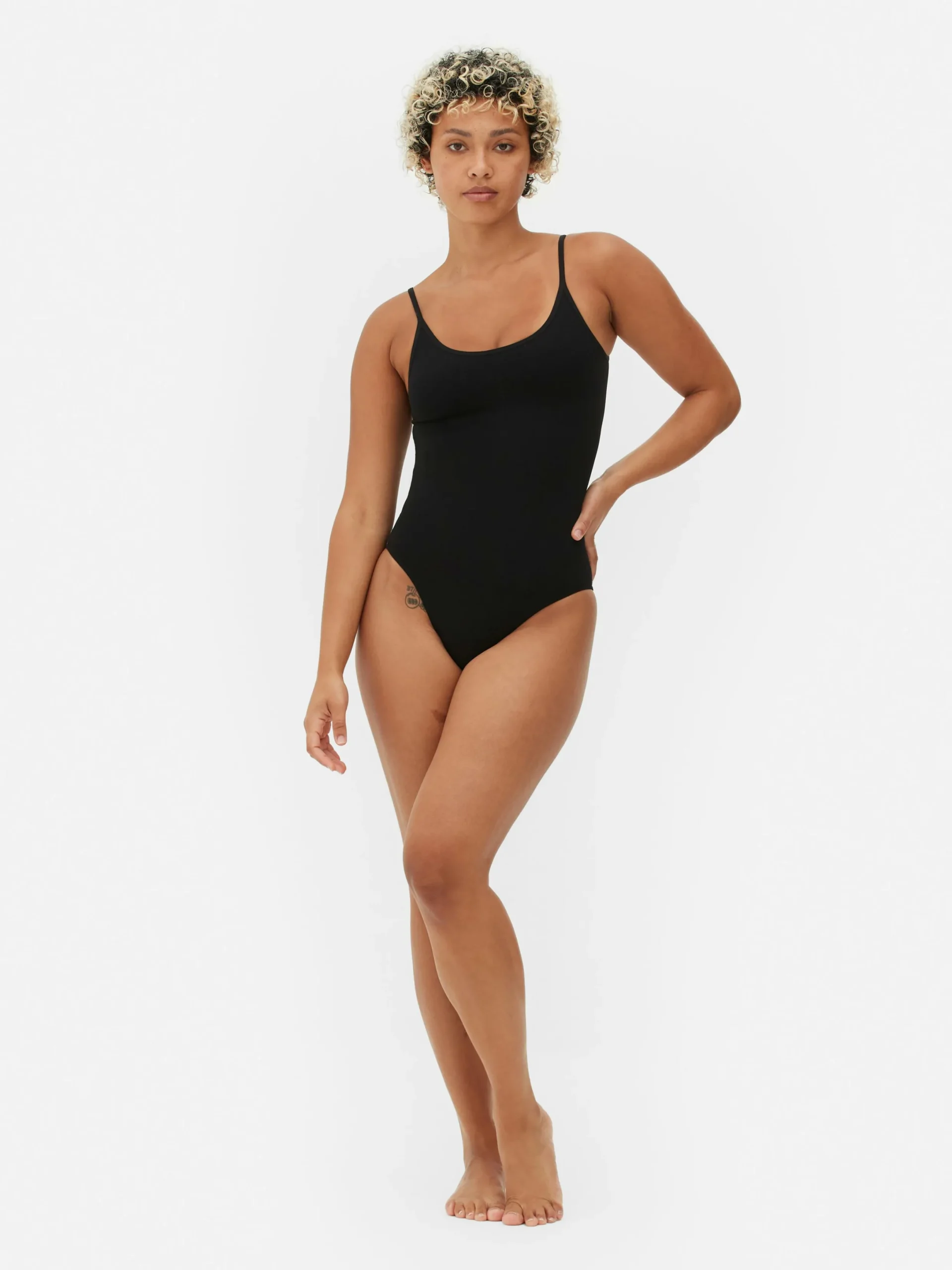 Shapewear|Primark Nahtloser, Figurformender Body Schwarz