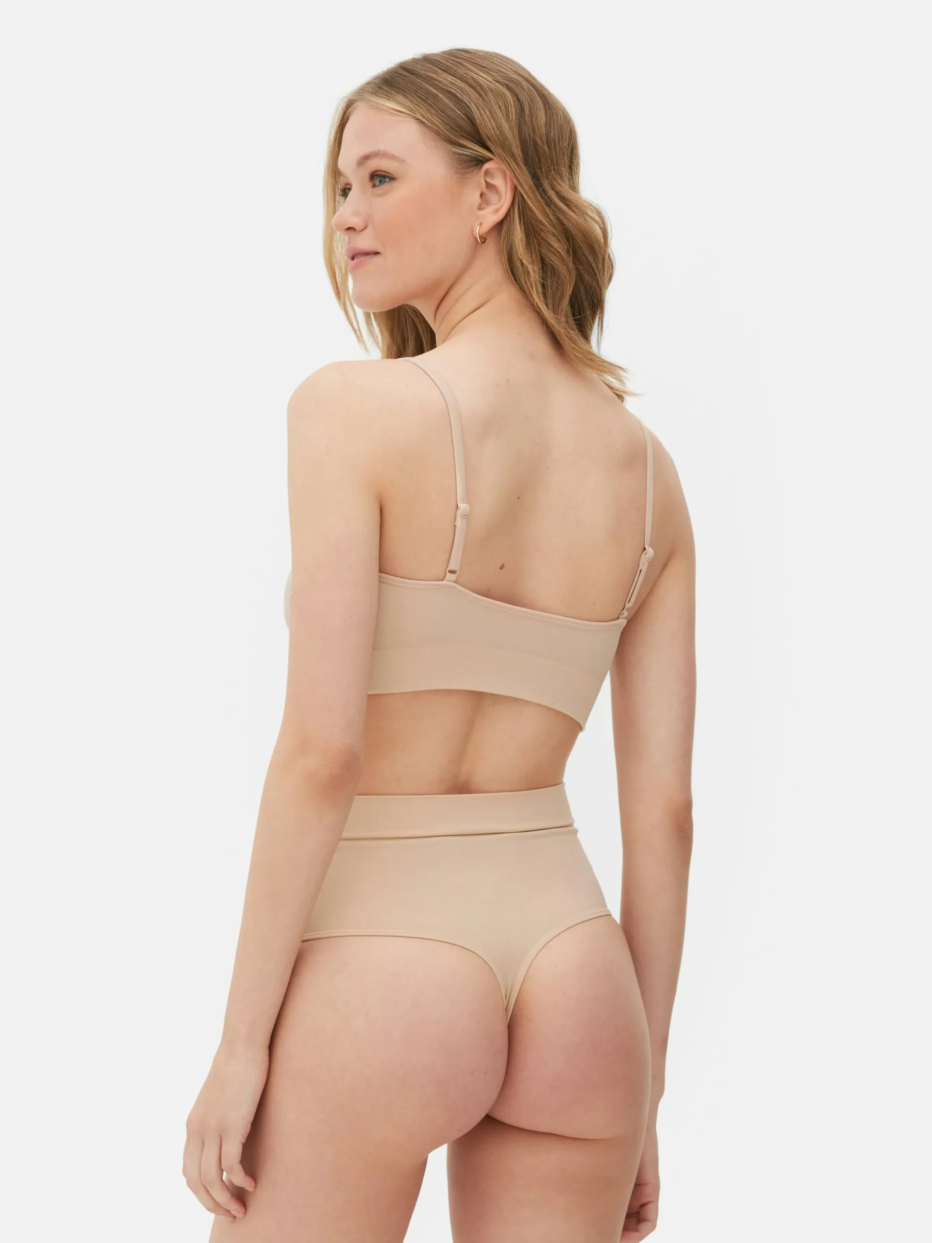 Shapewear|Primark Nahtloser, Figurformender Shapewear-Bralette-BH Taupefarben