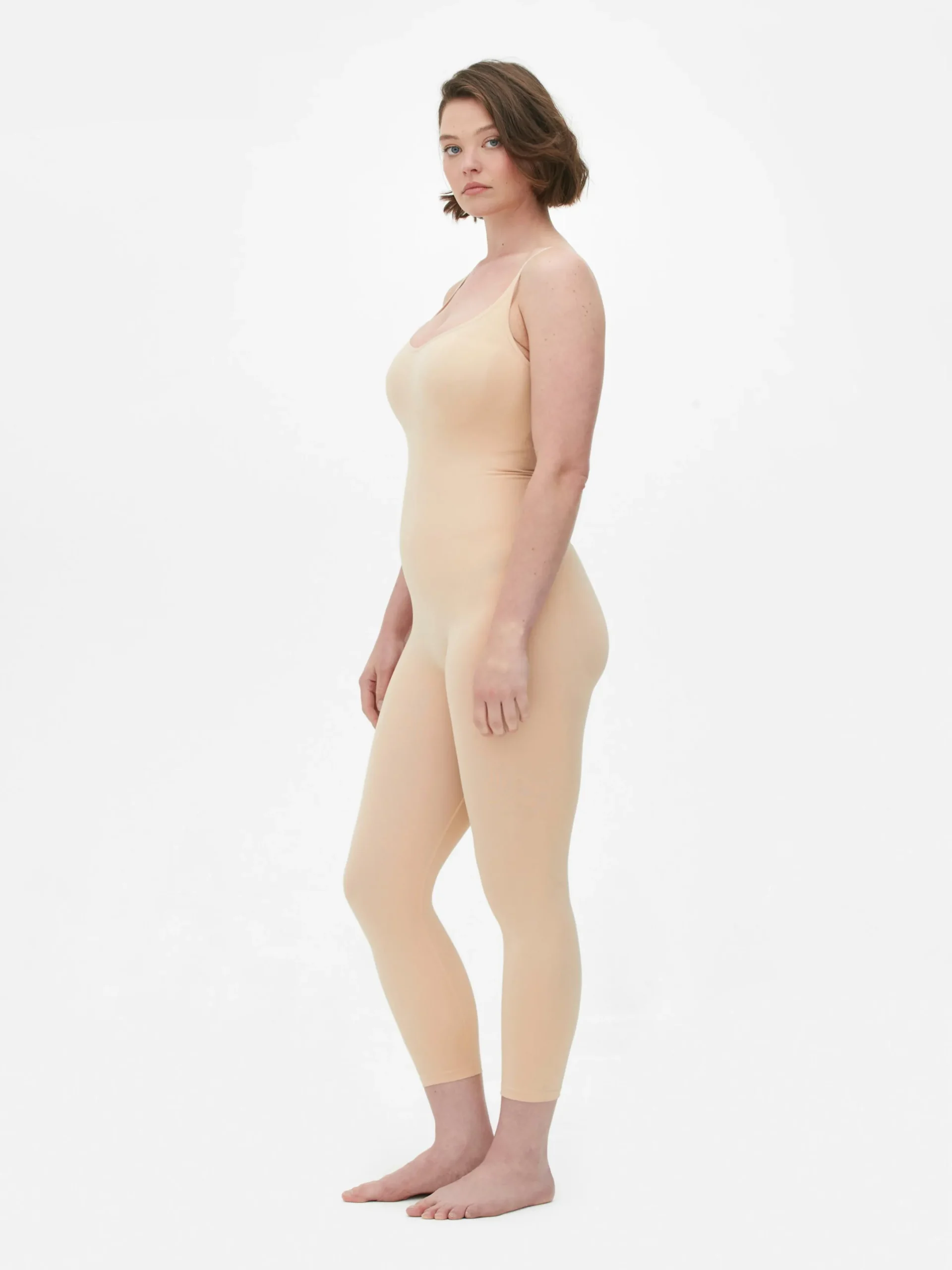 Shapewear|Primark Nahtloser Shapewear-Catsuit Taupefarben
