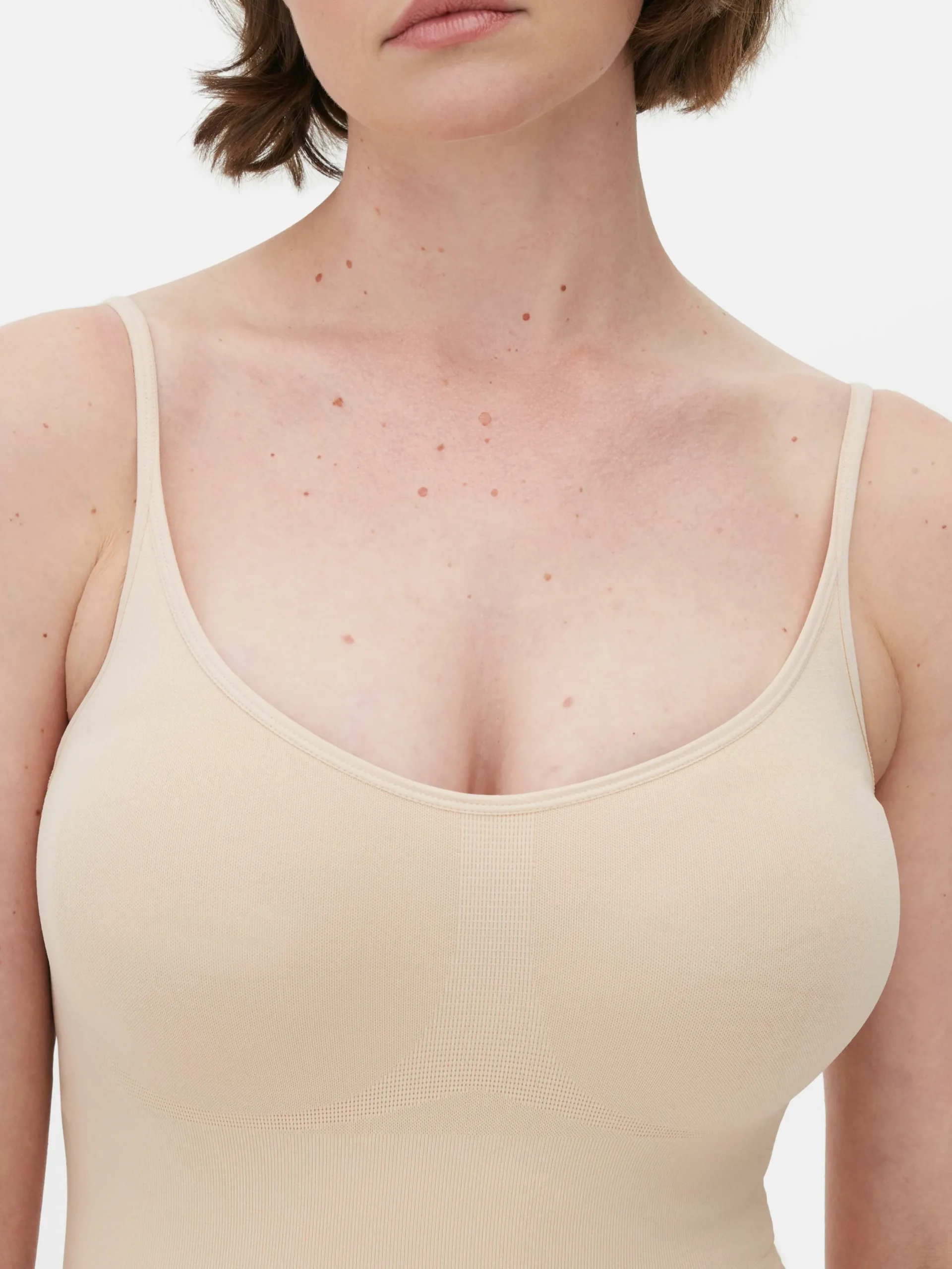 Shapewear|Primark Nahtloser Shapewear-Catsuit Taupefarben