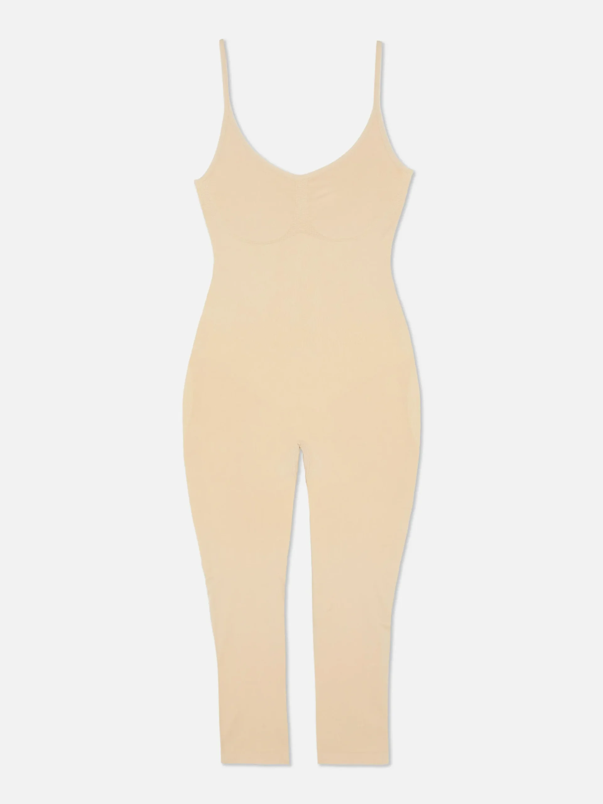 Shapewear|Primark Nahtloser Shapewear-Catsuit Taupefarben