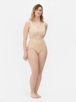 Shapewear|Primark Nahtloser Shapewear-Slip Mit Hohem Bund Taupefarben
