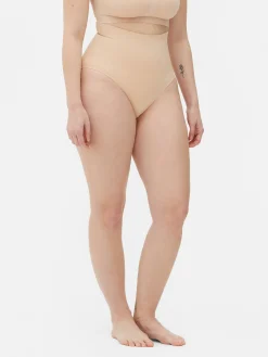 Shapewear|Primark Nahtloser Shapewear-Slip Mit Hohem Bund Taupefarben