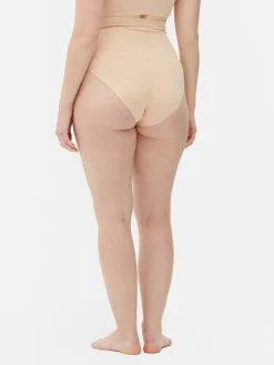 Shapewear|Primark Nahtloser Shapewear-Slip Mit Hohem Bund Taupefarben