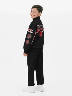 Hoodies Und Sweatshirts|Primark „NBA Chicago Bulls“ Jacke Mit Trichterkragen Rot