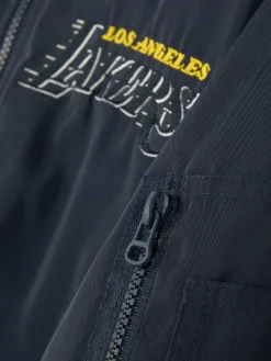 Jacken Und Mäntel|Primark „NBA Los Angeles Lakers“ Bomberjacke Grau
