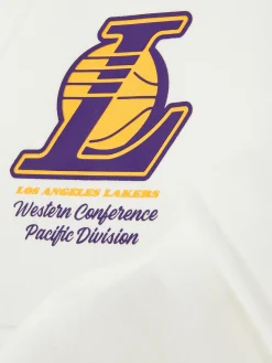 Jogginghosen|Primark „NBA Los Angeles Lakers“ Cargo-Jogginghose Ecrufarben