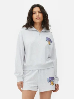Hoodies Und Sweatshirts|Primark „NBA Los Angeles Lakers“ Sweatshirt Zum Kombinieren Grau