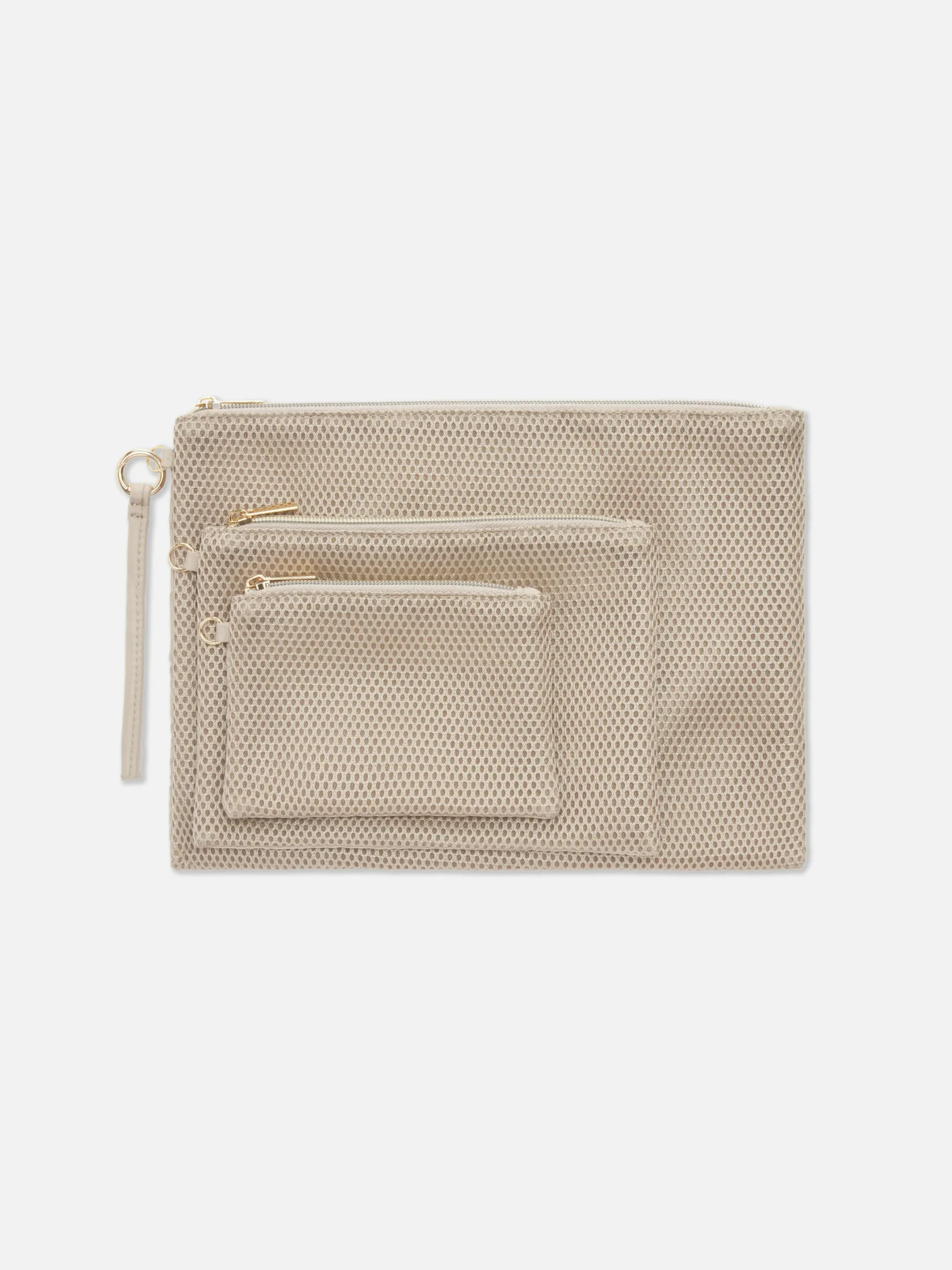 Taschen Und Portemonnaies|Primark Netzstoffbeutel, 3er-Pack Beige
