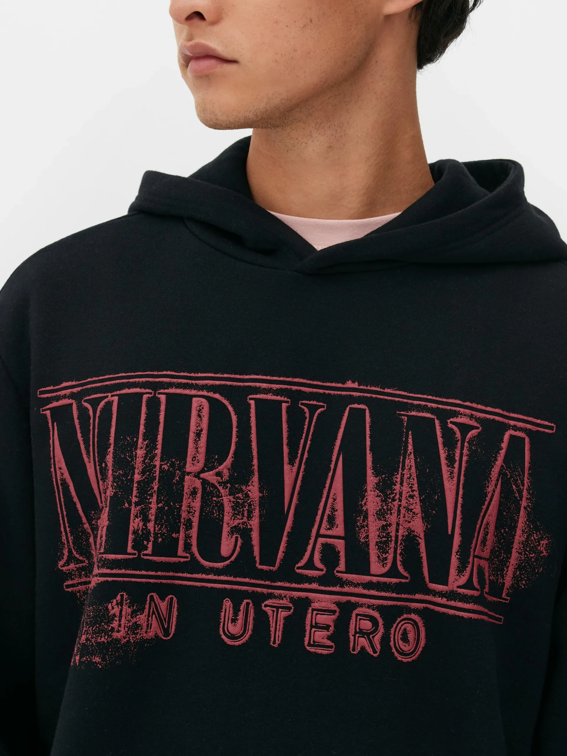 Grafik-T-Shirts Und -Sweatshirts|Hoodies Und Sweatshirts|Primark „Nirvana Albumcover“ Hoodie Schwarz