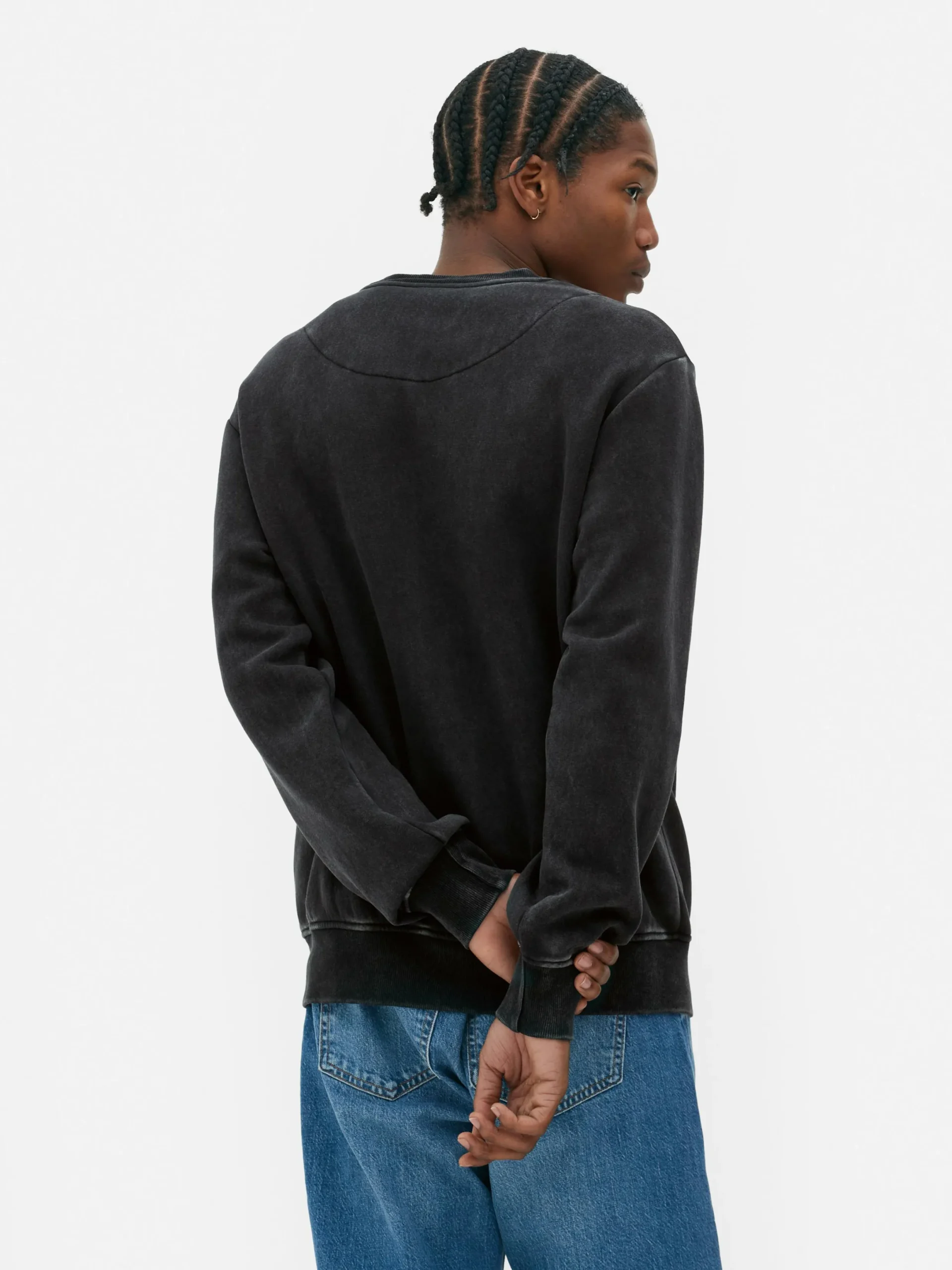 Grafik-T-Shirts Und -Sweatshirts|Hoodies Und Sweatshirts|Primark „Nirvana“ Sweatshirt Im Washed-Look Anthrazitfarben