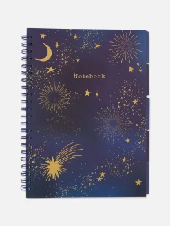 Notizbücher|Primark Notizbuch Mit Astrologiemotiv, A5 Marineblau