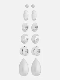 Schmuck|Primark Ohrklemmen, 6er-Pack Weiß
