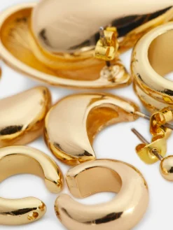 Schmuck|Primark Ohrklemmen, 6er-Pack Gelb