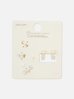 Schmuck|Primark Ohrringe Mit Kunstperlen, 6er-Pack Gelb