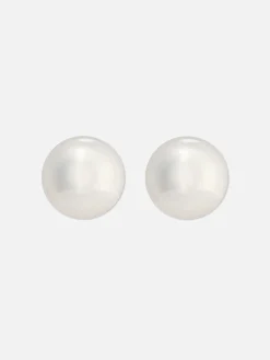 Schmuck|Primark Ohrstecker Mit Cutout-Kugel-Design Weiß
