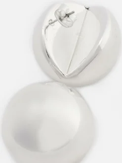 Schmuck|Primark Ohrstecker Mit Cutout-Kugel-Design Weiß