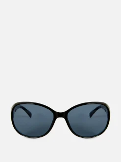 Sonnenbrillen|Primark Ovale Sonnenbrille Schwarz