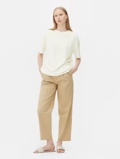Tops Und T-Shirts|Primark Oversize Essential-T-Shirt Weiß