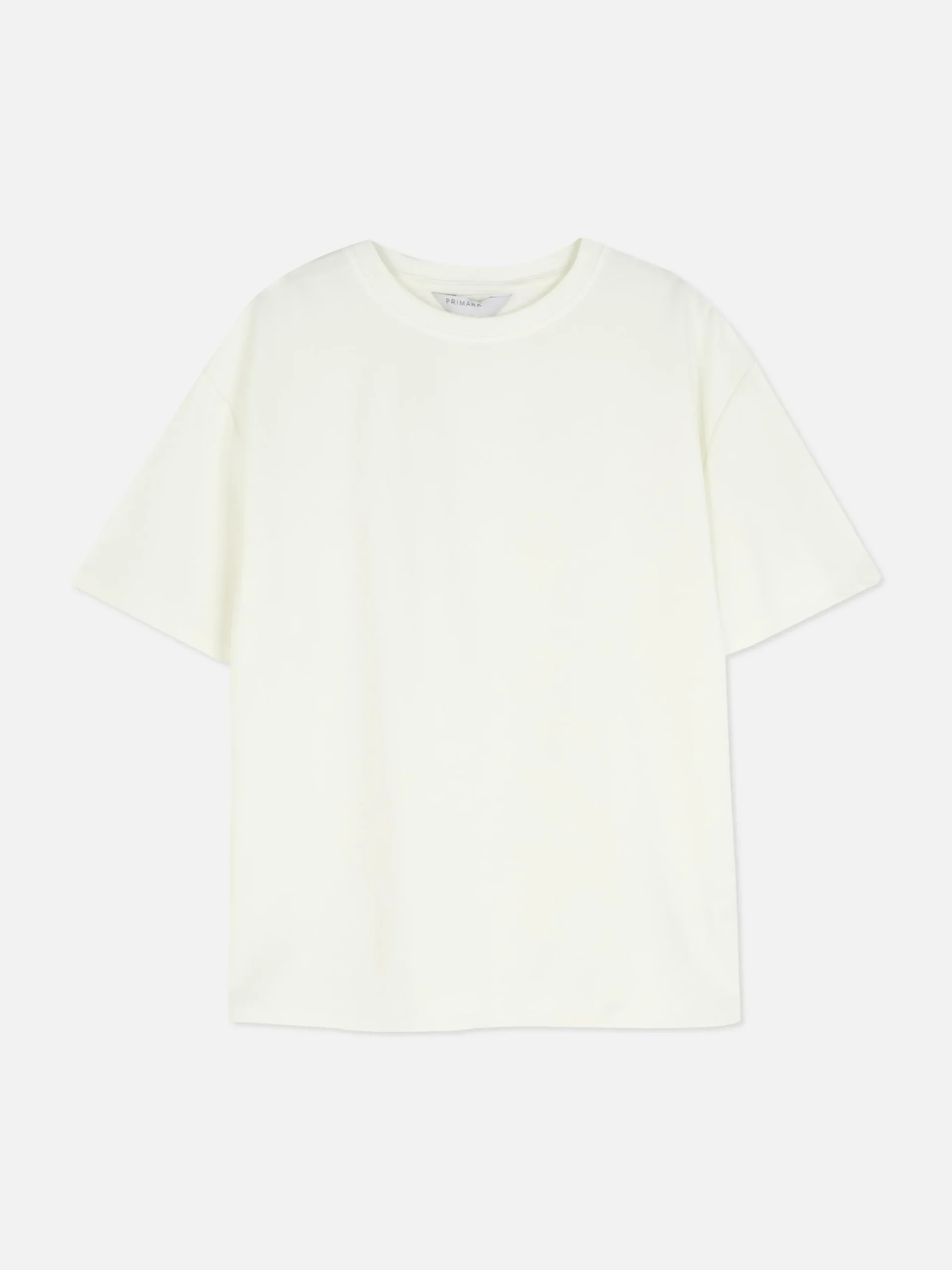 Tops Und T-Shirts|Primark Oversize Essential-T-Shirt Weiß