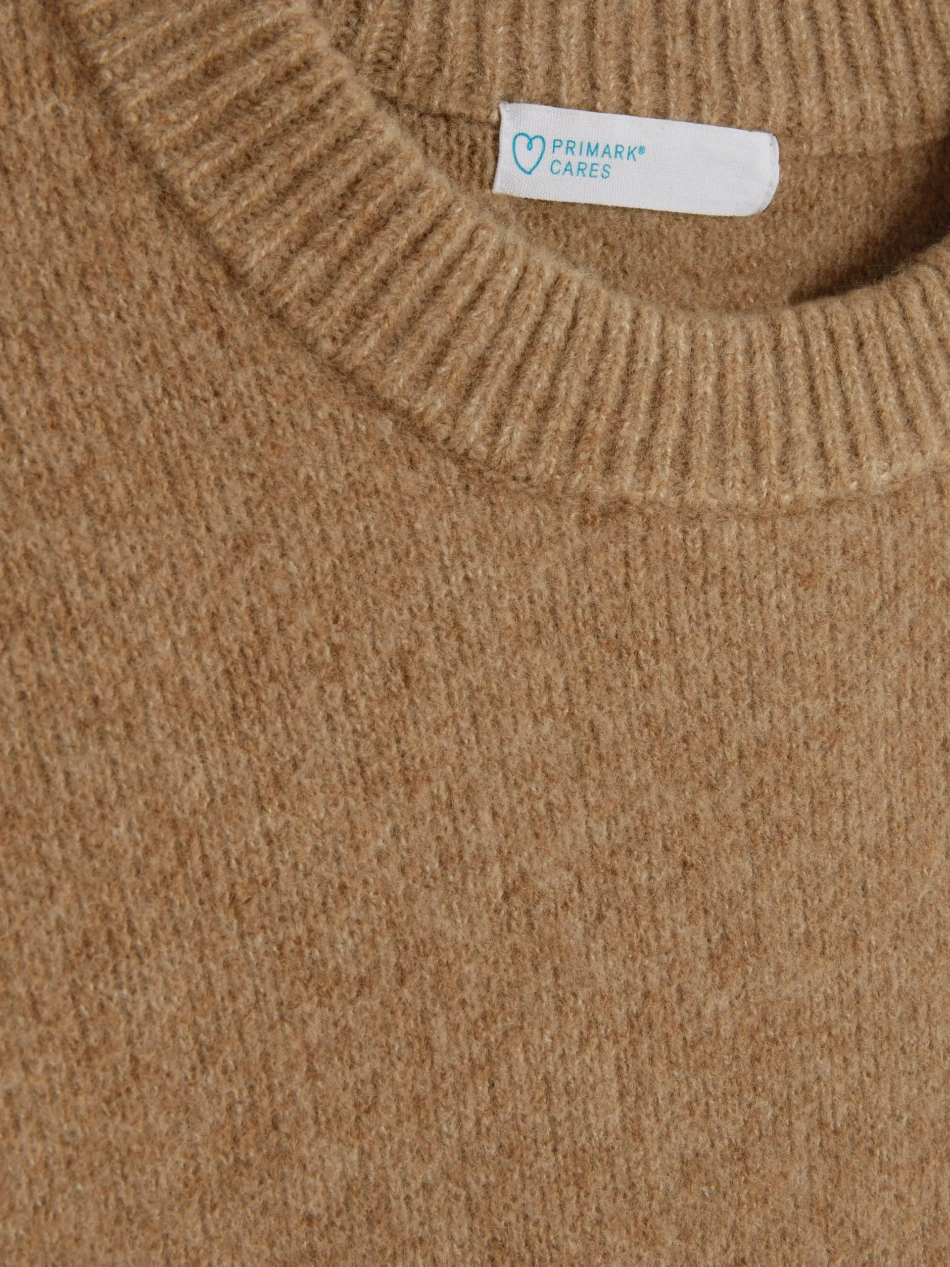 Pullover Und Cardigans|Primark Oversize-Pullover Mit Rundhalsausschnitt Kamelbraun