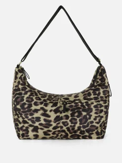 Taschen Und Portemonnaies|Primark Oversize-Umhängetasche Mit Leopardenmuster Braun