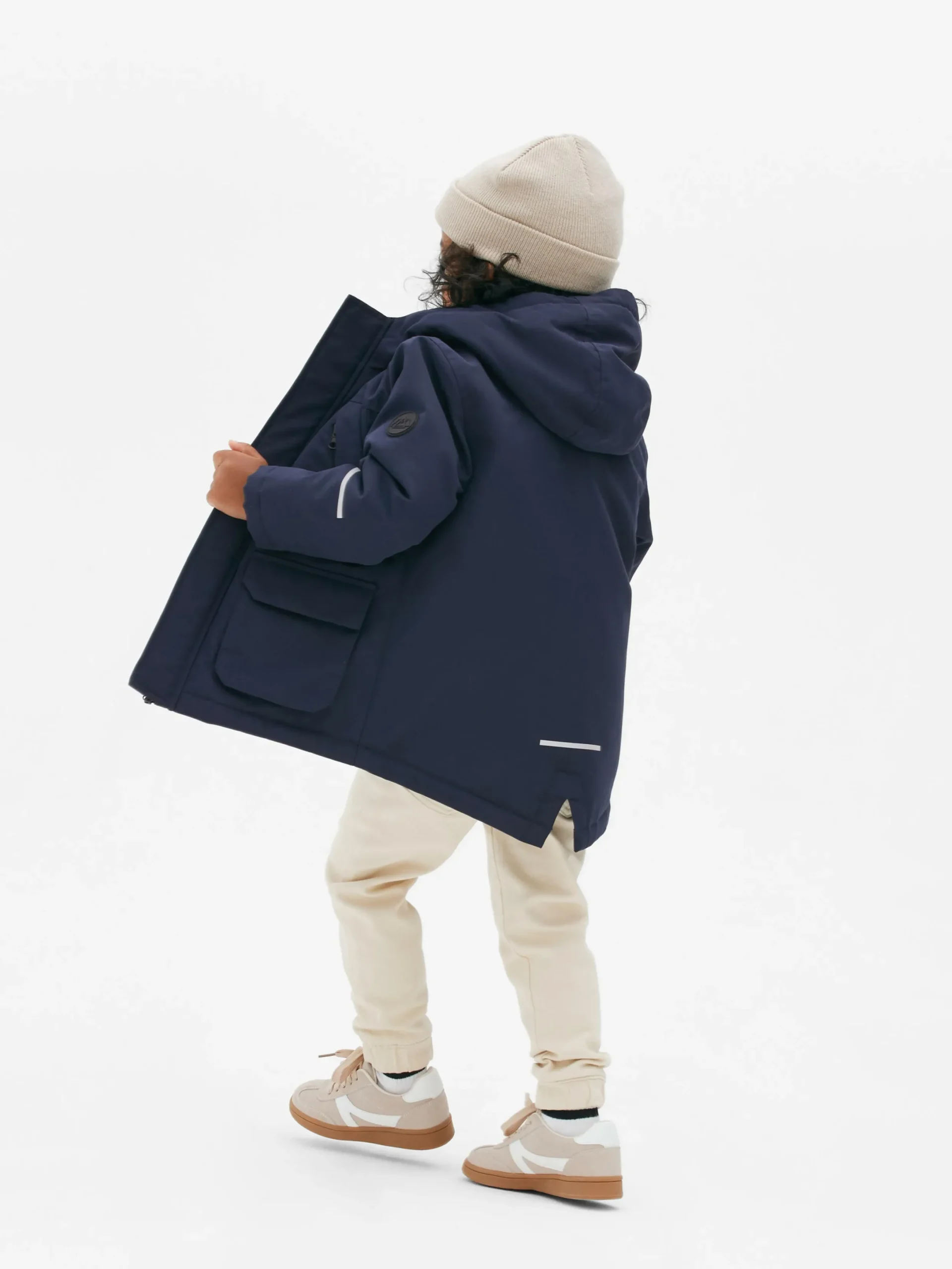 Jacken Und Mäntel|Primark Parka Mit Kapuze Und Vier Taschen Marineblau