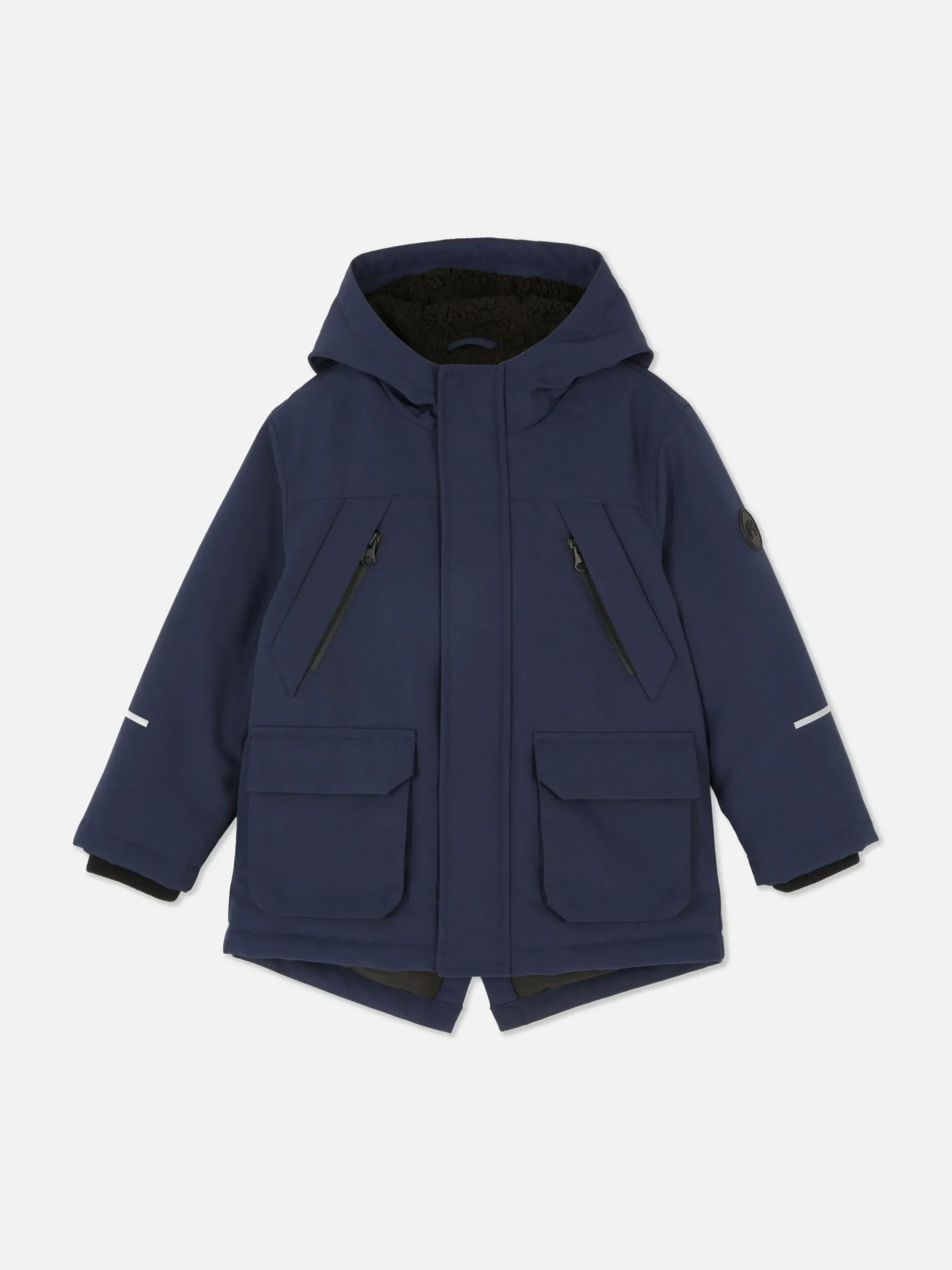 Jacken Und Mäntel|Primark Parka Mit Kapuze Und Vier Taschen Marineblau