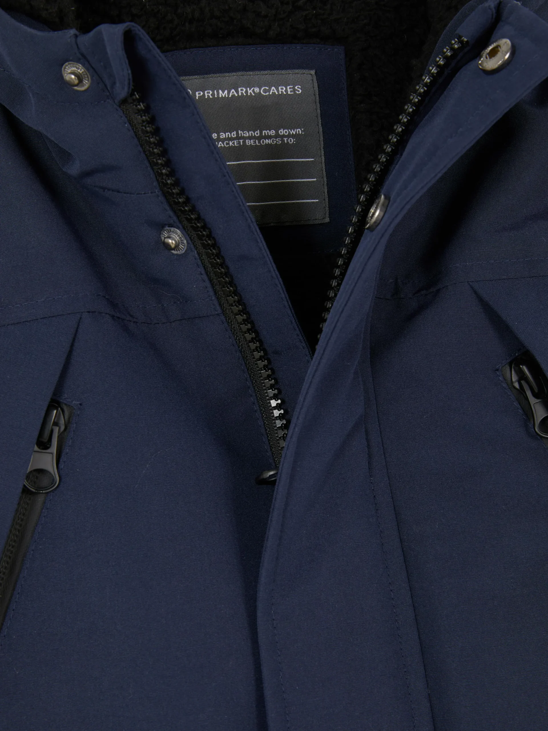 Jacken Und Mäntel|Primark Parka Mit Kapuze Und Vier Taschen Marineblau