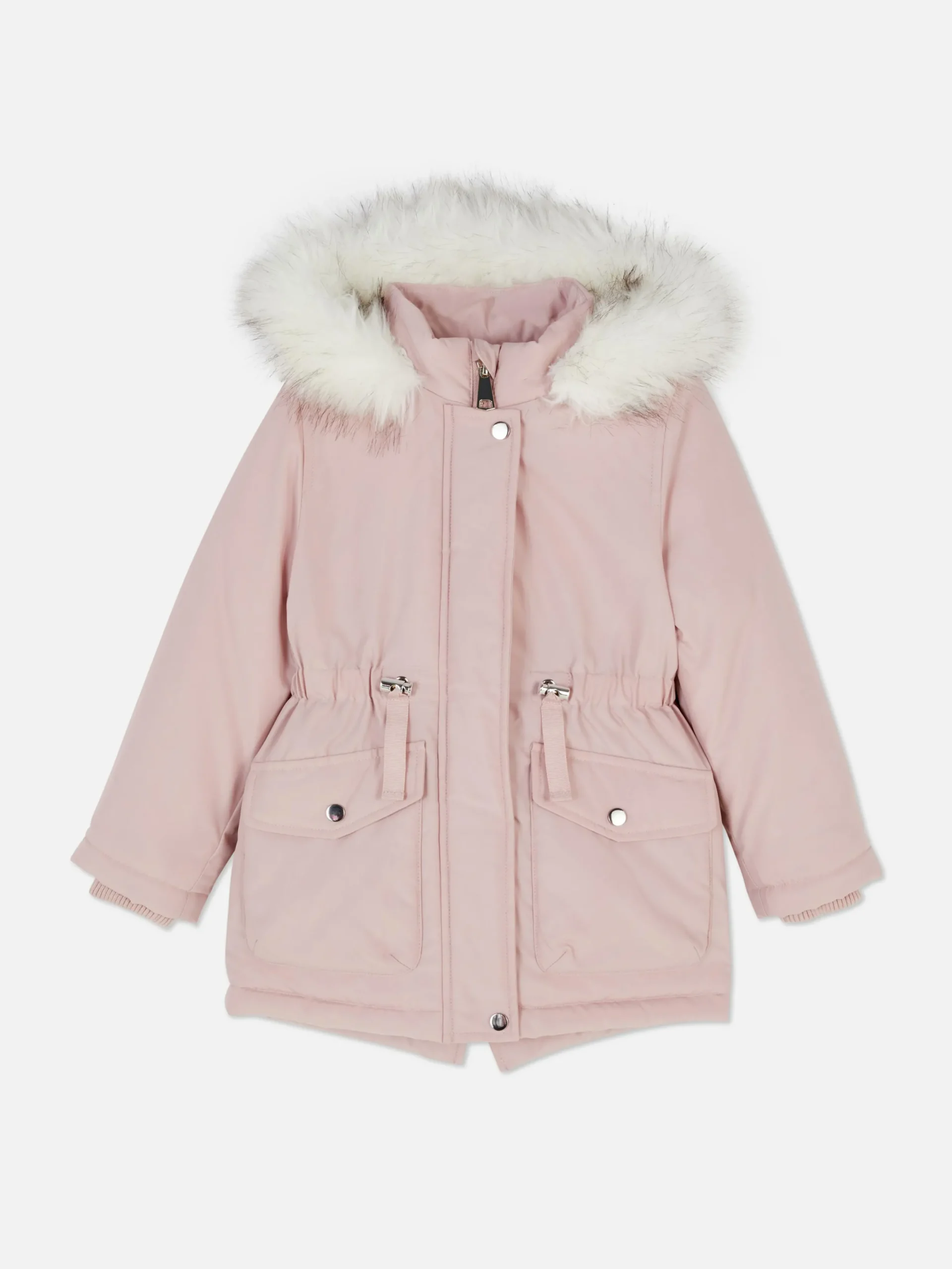 Jacken Und Mäntel|Primark Parka Mit Kunstfellkapuze Rosa