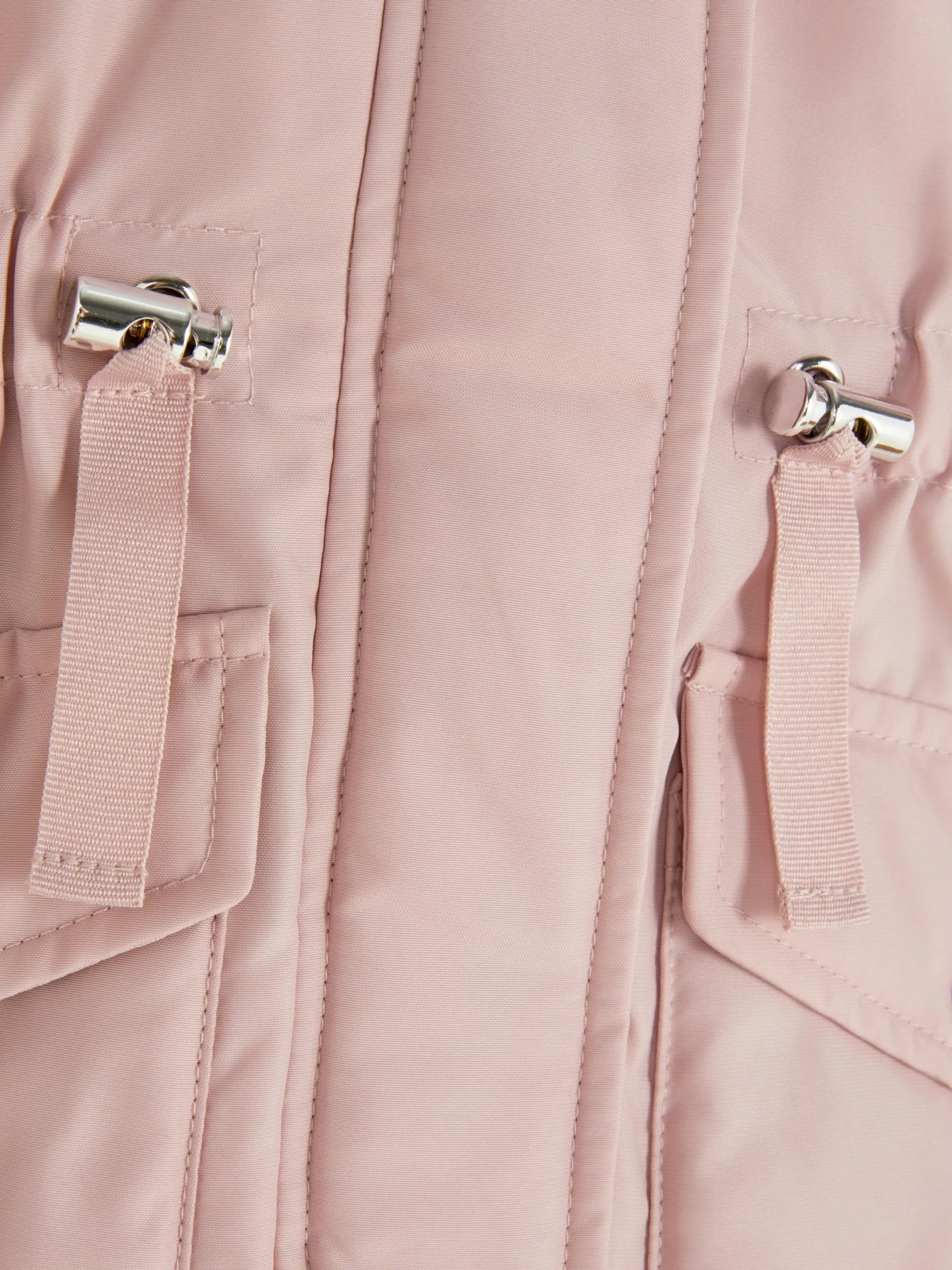 Jacken Und Mäntel|Primark Parka Mit Kunstfellkapuze Rosa