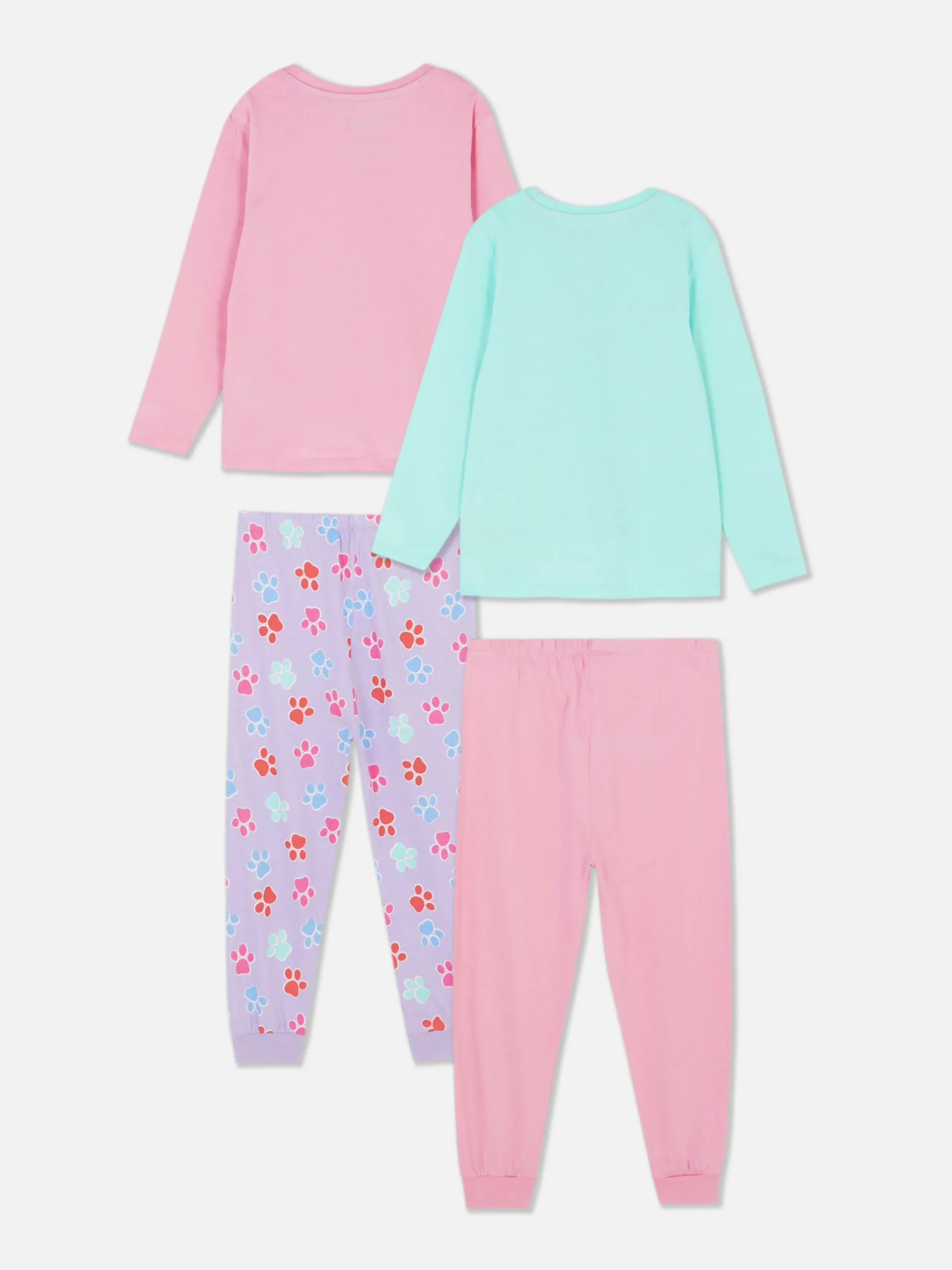 Schlafanzüge Und Nachtwäsche|Primark „PAW Patrol“ Langer Schlafanzug, 2er-Pack Multi