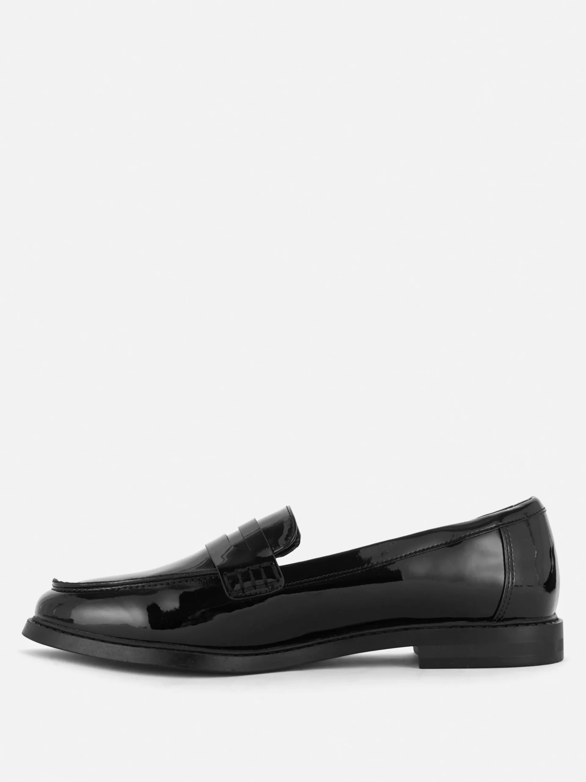 Flache Schuhe|Primark Pennyloafer Aus Kunstleder Schwarz