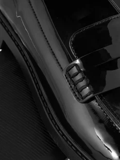 Flache Schuhe|Primark Pennyloafer Aus Kunstleder Schwarz