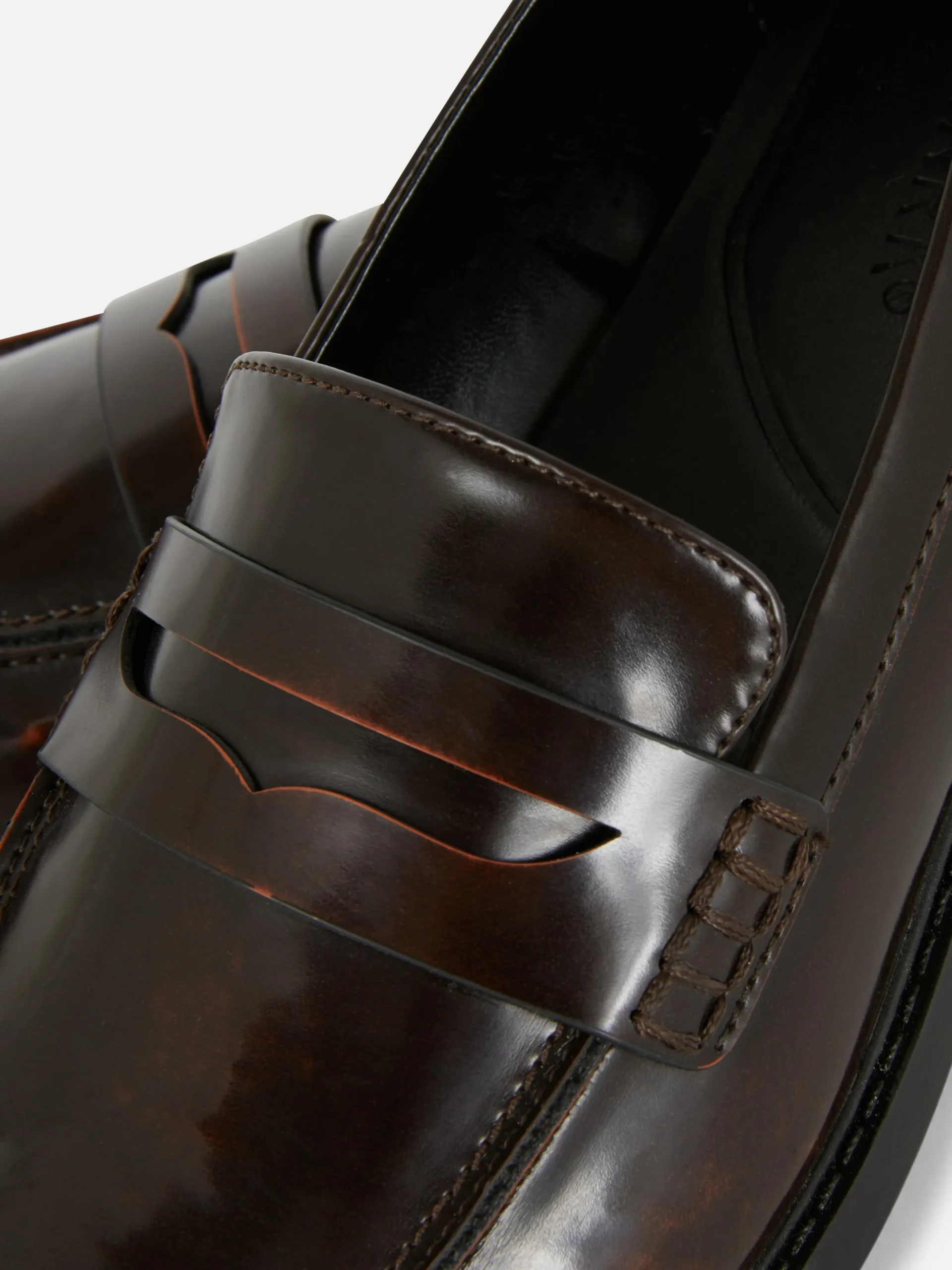 Flache Schuhe|Primark Pennyloafer Aus Kunstleder Braun