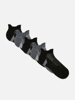 Socken|Sportbekleidung|Primark Performance Sneakersocken, 5er-Pack Schwarz