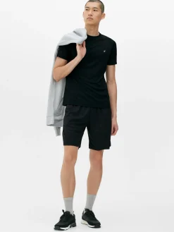 Sportbekleidung|Primark Performance T-Shirt Mit Rundhalsausschnitt Schwarz