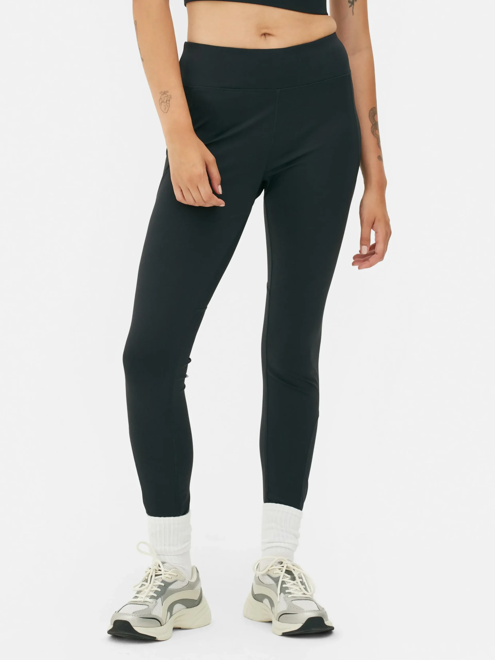 Fitnesskleidung Und Activewear|Primark Performance-Leggings Schwarz