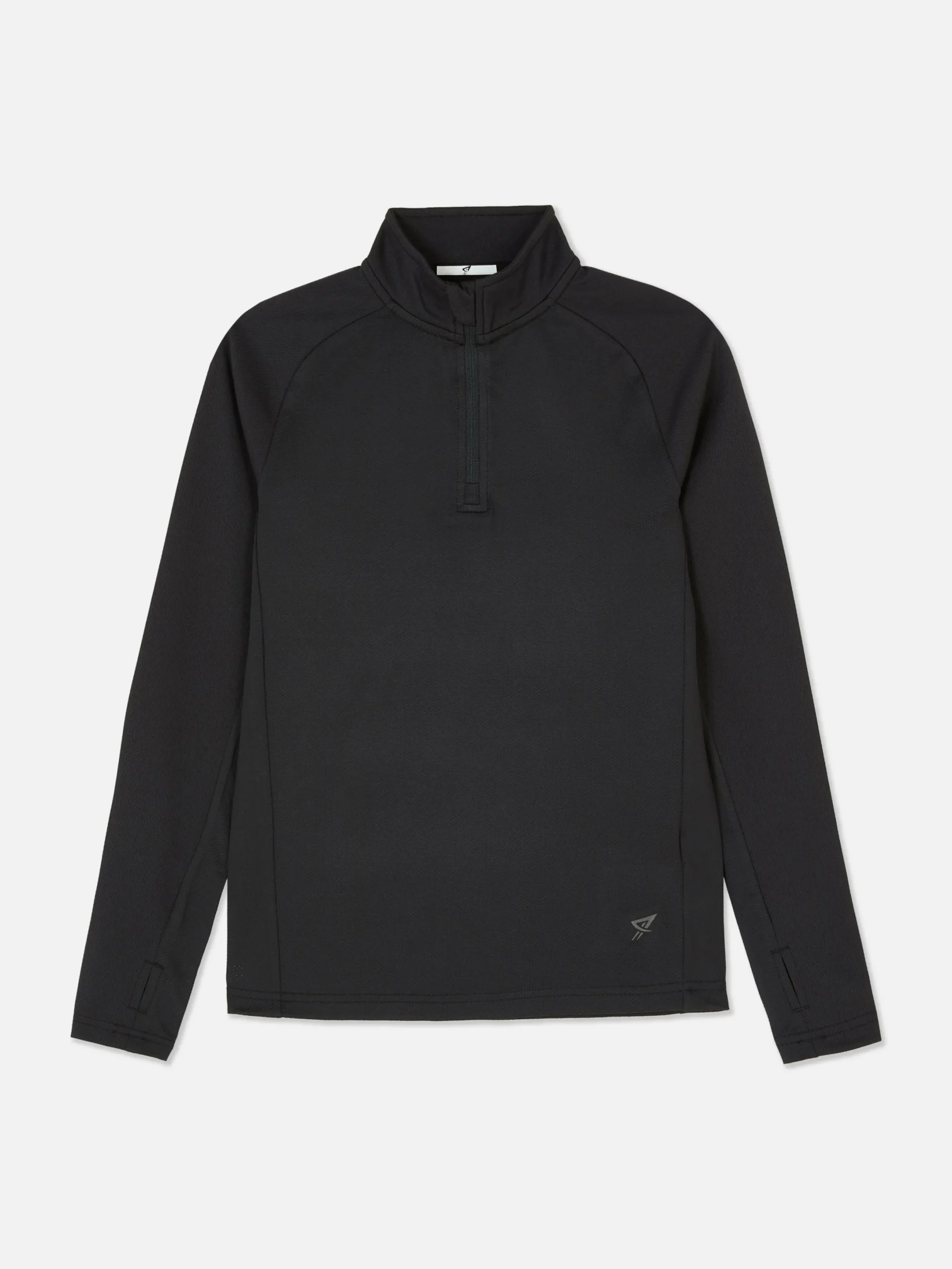 Tops Und T-Shirts|Activewear|Primark Performance-Sweatshirt Mit Viertelreißverschluss Schwarz
